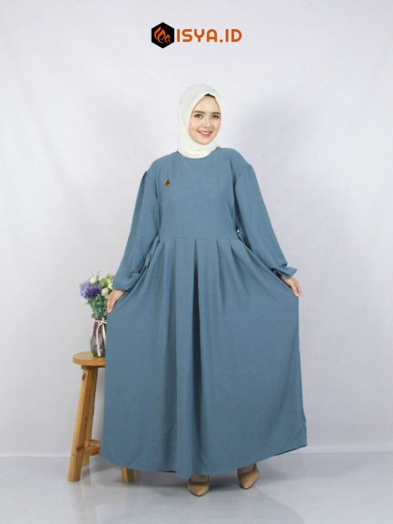 Gamis Abaya Syar'i Rempel Fazya by ISYA.ID