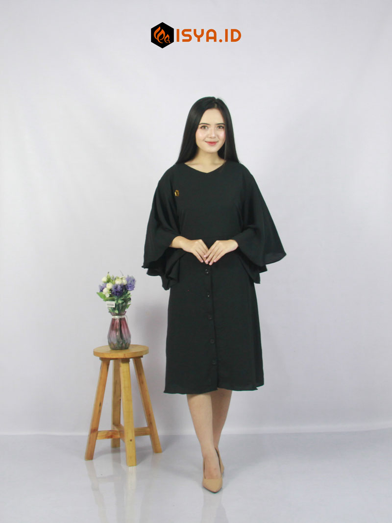 Dress Tunik Kancing Jas Jizya by ISYA.ID