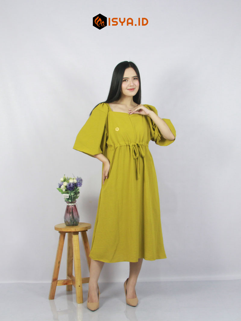 Dress Tunik Karet Hazya by ISYA.ID